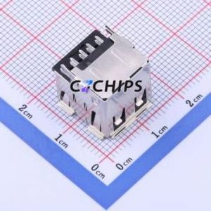 GT-USB-2036-SBG15 USB Connector Through hole Component (THT) Connector Type-A USB 2.0 Female Sink Board - Product Image 2