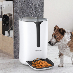 Distributeur automatique de nourriture pour animaux de compagnie 6L, distributeur de nourriture portionnée programmable, écran LCD, machine d'alimentation moderne pour chats et chiens - Product Image 3