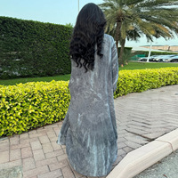 Robe Abaya Islamique pour Femmes Yiwu Feishun, Matière Polyester Respirante, Design Perlé Dubaï, Personnalisable, Nouvelle Collection