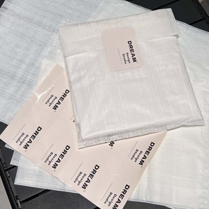 Bolsa de Compras de Plástico, Bolsa con Logotipo Personalizado, Bolsa de Mano de PE, Bolsa de Mano con Boca Plana y Pegatinas, para Tiendas de Ropa Femenina - Product Image 1