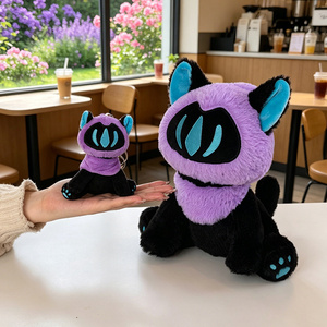 ตุ๊กตาแมวน่ารักสไตล์อนิเมะ <span class=keywords><strong>Diablo</strong></span> ของเล่นนุ่มๆ บรรเทาความเครียด ของเล่นเด็ก ดีไซน์สวย - Product Image 2