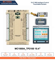 Système de contrôle informatique PLC PORCHESON MC1000A TP2100 pour machine de soufflage de plastique, machine de soufflage de bouteilles en PET