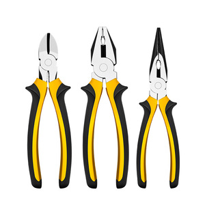 Alicates Yue Nu Serie 6 de 8 Pulgadas, Herramienta Profesional para Electricistas con Empaque, Mango de TPR, Acero con Alto Contenido de Carbono - Product Image 5
