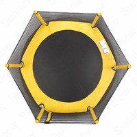 Trampolín Mini Sundow al por Mayor, Trampolín de Fitness con Aro de Baloncesto para Niños al Aire Libre con Columpio