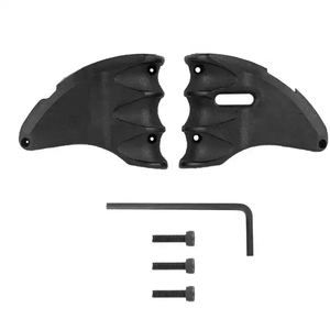 Empuñadura Táctica de Nylon MWG para Cargador, Soporte Antideslizante para Cargador, Empuñadura para Cargador con Orificios y Ranuras para Dedos, Negro y Bronceado - Product Image 3