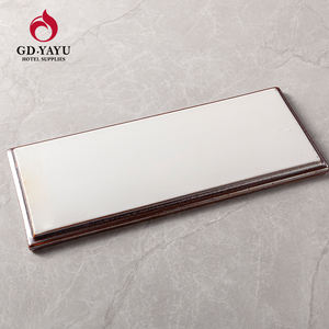 YAYU TOP Design Dessert Sushi Iron Cast Red Glaze Big 10/12/16 Inch Ceramic Serving Rectangle Plate Dish for Restaurant Hotel - Product Image 6