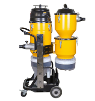 Nouvel aspirateur industriel JS V2-X électrique haute efficacité 2,2 kW avec filtre cyclonique et HEPA pour outils diamantés à béton