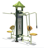 Équipement de fitness multi-gym extérieur - Construction robuste en acier inoxydable, couleur personnalisable, garantie 1 an pour usage public