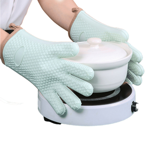 Gant de cuisine en silicone résistant à la chaleur pour four à micro-ondes, de haute qualité, pour la cuisson domestique, vente en gros - Product Image 4