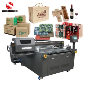Sunthinks 디지털 산업 프린터 잉크젯 프린터 포장 판지 상자 로고 단일 패스 인쇄 기계