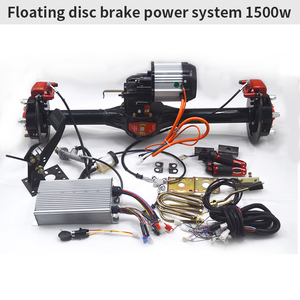 Kit de conversion de voiture électrique, kit de mise à niveau haute puissance pour l'<span class=keywords><strong>essieu</strong></span> arrière du tricycle électrique, kit d'<span class=keywords><strong>essieu</strong></span> arrière à frein à disque 60v1500w - Product Image 2