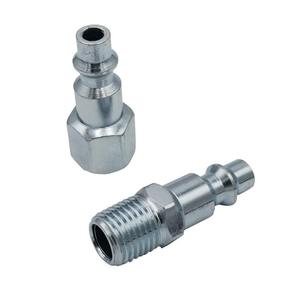 1/4 Npt Pneumatic Quick Couplings 14 Piece Set Galvanized Iron Air Connector For Tools - Product Image 4