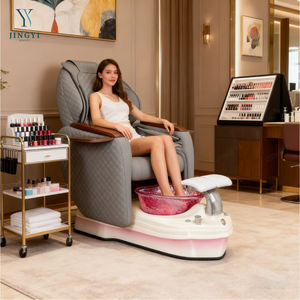 เก้าอี้นวดเท้าสปาขายดีรุ่นล่าสุด พร้อมระบบนวดหลัง อ่างแช่เท้าแบบวนวน อ่างเซรามิก เฟอร์นิเจอร์ร้านเสริมสวย - Product Image 2