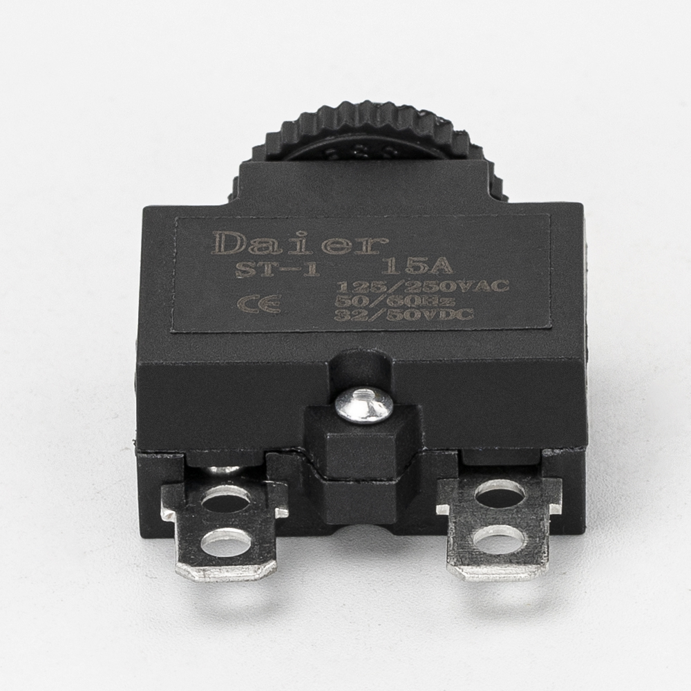 2 Disjoncteurs Thermiques 125V/250VAC 5A - Bouton Reset - Protection Contre Les Surcharges - Marque Uxcell