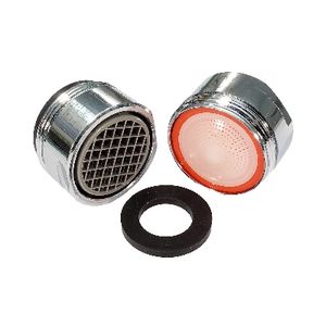 Aeratore per Rubinetto in Plastica Anticalcare Moderno Classico M24x1 2.5 L/min per Uso in Bagno e Cucina - Product Image 1