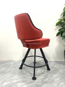 Meubles de boîte de nuit Machines à sous d'argent de jeu Ensemble de chaises de poker Chaises de <span class=keywords><strong>roulette</strong></span> de casino en cuir <span class=keywords><strong>Tabouret</strong></span> de bar Chaise de bar haute de luxe - Product Image 2