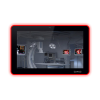Tablette Android de salle de réunion à écran tactile mural de 15.6 pouces RVB LED pour stations-service