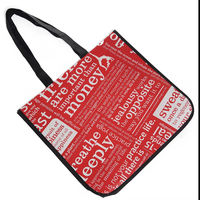 Sac de shopping promotionnel en non-tissé imprimé et laminé avec logo
