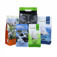 Sacs refermables personnalisés pour l'emballage alimentaire, sachets en plastique à fond plat, sachets à fond plat laminés mats pour l'emballage