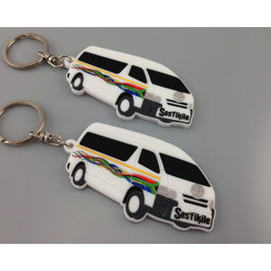 Venta al por mayor Gran oferta logotipo personalizado 2d 3D suave zapatos llavero zapatilla de deporte llavero de PVC - Product Image 3