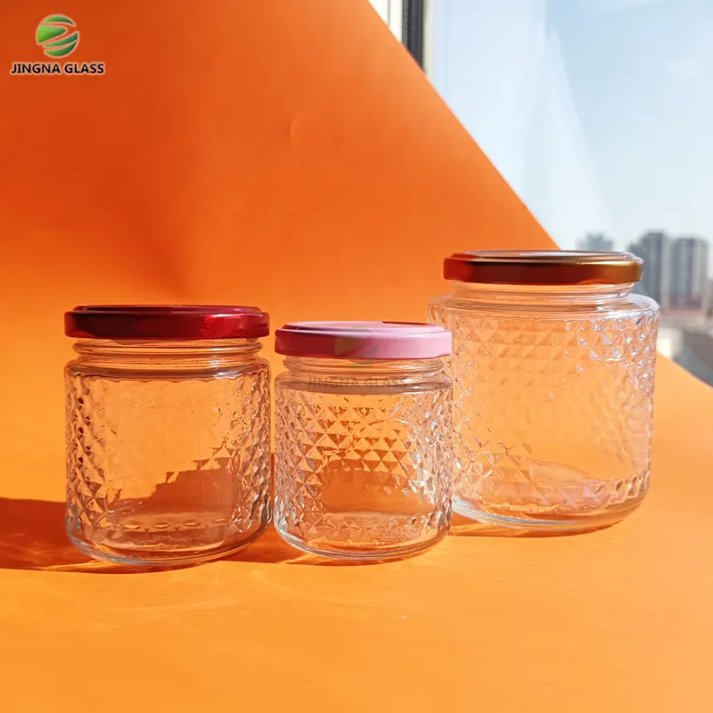 JINGNA حلوى شفافة قابلة لإعادة التدوير مخصصة غير شفافة عسل بسكويت