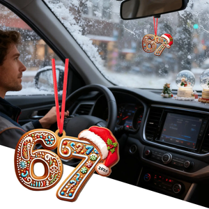67 Decorazioni Natalizie Divertenti con Memes di Natale, Souvenir di Alta Qualità, Ecologiche, Personalizzabili, Babbo Natale, Renne, Albero di Natale - Product Image 4