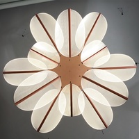 Lustre d'ambiance simple de salon moderne Offre Spéciale personnalisé Lustre Led en acrylique de conception créative nordique