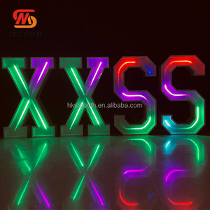 ไฟ LED ดีไซน์ใหม่ รูปแบบตัวอักษรและตัวเลขแบบกำหนดเอง ขนาดตัวอักษร RGB สำหรับงานแต่งงาน งานปาร์ตี้ และงานอีเว้นท์ต่างๆ - Product Image 4