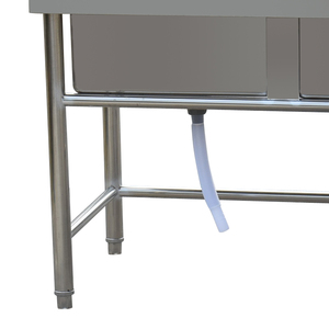 Fregadero Comercial de Acero Inoxidable de 3 Compartimentos, Fregadero Utilitario para Cocina, Restaurante, <span class=keywords><strong>Bar</strong></span>, Hogar, Lavandería, Garaje - Product Image 2