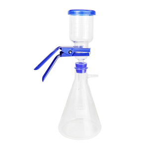 Glass Solvent Filter Vacuum Filtration Apparatus <b>Lab</b> Glassware Equipment 250Ml Capacity With Clamp And Flask - Product Image 1