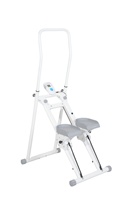 Appareil d'exercice pliable pour l'intérieur, en fer et plastique, pour la remise en forme et la montée d'escaliers