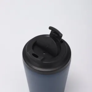 Mug à café isotherme réutilisable écologique 350 ml, design classique moderne, avec nouveau couvercle à joint thermique pour cadeaux d'affaires chauds - Product Image 2