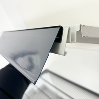 Porte-étiquettes de présentation pour supermarché, moulures en PVC pour étiquettes de prix, bande de données rigide souple co-extrudée transparente pour présentoirs sur étagères