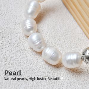 Ys373 Natuurlijke Echte 8Mm Parel Rozenkrans Ketting Tasbih Tasbeeh Parel Islamitische Moslim Kralen Zoetwater Parel Rozenkrans - Product Image 4