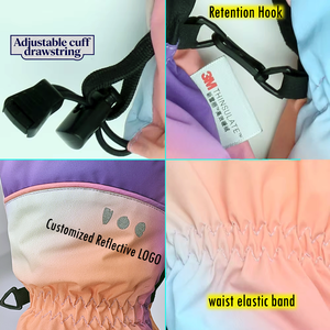 Gants de ski d'hiver chauds et personnalisables pour femmes et enfants, <span class=keywords><strong>mitaines</strong></span> isolées de l'usine, respirantes et imperméables - Product Image 6