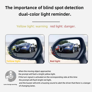 نظام BSD لمراقبة النقطة العمياء في مرآة الرؤية الخلفية المقاومة للماء، نظام ASM للمساعدة في تغيير المسار المتوازي، المساعدة على الرجوع للخلف، نظام إنذار مبكر، ومستشعر صور AHD - Product Image 3