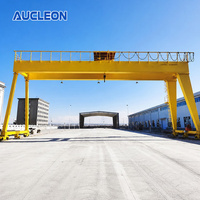 Grue à portique à double poutre de type NMG de 60 tonnes, certifiée CE, de fabrication renommée, radiocommandée, pour utilisation en extérieur