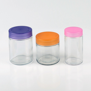 Riporto personalizzato di prodotti secchi con fiori di erbe sigillati 3.5g nero opaco 3 once a <span class=keywords><strong>bocca</strong></span> larga a prova di bambino contenitore in vetro - Product Image 6