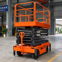 Plateforme élévatrice à ciseaux mobile de type remorque, diesel ou électrique en option, 4-18m, 300-500kg, pour applications multi-scènes