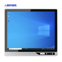 PC Panel Industri Tanpa Kipas 19 Inci All In One Komputer Layar Sentuh Kapasitif Sepuluh Titik 2 LAN 4 USB 6 COM Q P19RWH T