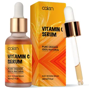 OALEN bitkisel anti-kırışıklık Anti-aging nemlendirici C vitamini serumu hyaluronik asit ile yüz ve göz için
