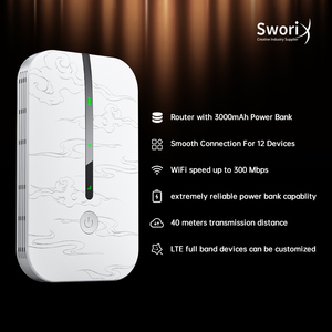 Sworix Xách Tay <span class=keywords><strong>Wifi</strong></span> 4G Túi Nhỏ <span class=keywords><strong>Wifi</strong></span> <span class=keywords><strong>Router</strong></span> 3000MAh 4G Không Dây Di Động <span class=keywords><strong>Wifi</strong></span> Cầm Tay <span class=keywords><strong>Router</strong></span> Pocket Với <span class=keywords><strong>Sim</strong></span> Khe Cắm Thẻ Nhớ - Product Image 2