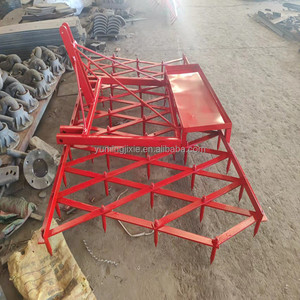 <span class=keywords><strong>Râteau</strong></span> agricole <span class=keywords><strong>à</strong></span> dents proches au sol pour tracteur, herse pour labourage et désherbage, outil agricole compatible avec boîte de vitesses - Product Image 1