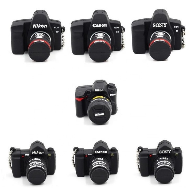 2026 Hot Selling 3D Camera Shape Memoria Usb  2.0 3.0 4GB 16GB 8GB 32GB 64GB Pendrive Cartoon Cute Flash Drive