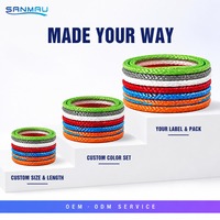 Cordage d'amarrage HMPE 12 brins (UHMWPE), résistant aux UV et à l'abrasion, corde de quai robuste, corde marine pour bateau, longueur personnalisée