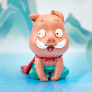 Yu Mo Craft Xiaolangshan Monster Blind Box figuritas resina juguetes coleccionables decoraciones de escritorio 6 uds Set - Product Image 4