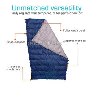 Couette en duvet ultralégère imperméable en nylon OEM pour <span class=keywords><strong>sac</strong></span> <span class=keywords><strong>de</strong></span> couchage <span class=keywords><strong>de</strong></span> <span class=keywords><strong>camping</strong></span>, MOQ 100 pièces, certifiée RDS - Product Image 2