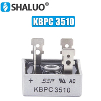 Pont redresseur à Diode haute tension 50A 35A 25A 15A KBPC2510 KBPC1510 Diode redresseur d'alternateur monophasé pour générateur