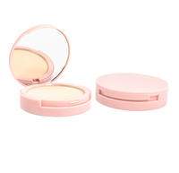 Poudre compacte longue tenue résistante à l'eau et à la transpiration avec logo personnalisé, 12 teintes, contrôle du sébum, poudre pour le visage