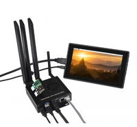 Boîtier en aluminium pour ordinateur Raspberry Pi CM4 Dual Gigabit 5G 4G avec système de refroidissement actif, plateforme mini PC industrielle